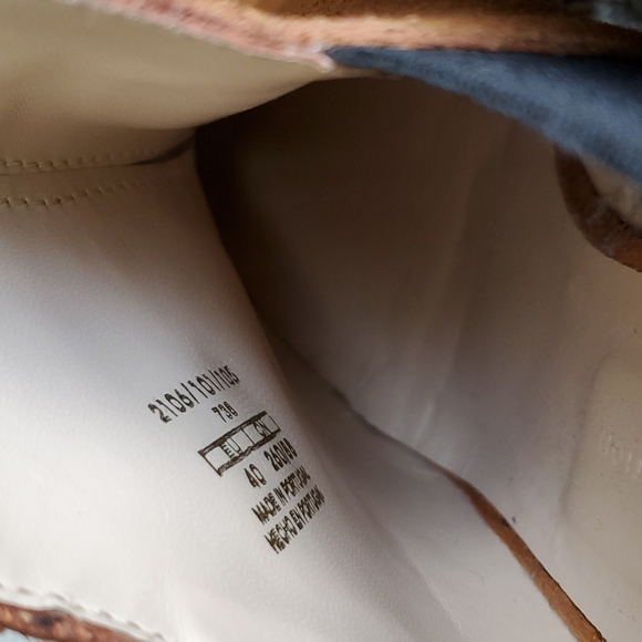 Zara Brown Suede Ankle Booties Boots Slip on Shoes Size EU 40 / US 9 - Picture 6 of 8